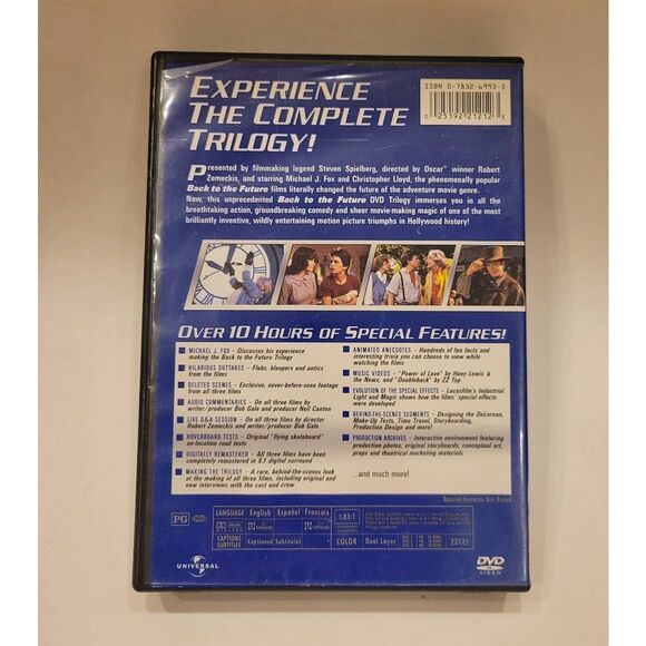 Back to the Future Trilogy DVD - 3 Disk Pre-owned - Picture 2 of 6